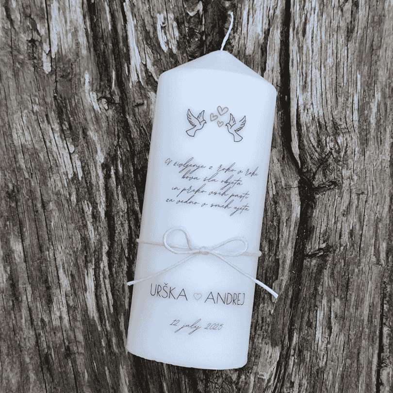 Poročna sveča - slika 5