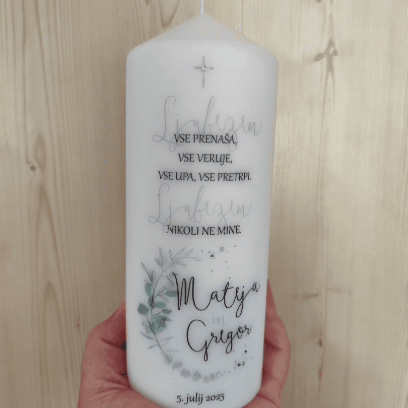 Poročna sveča - slika 6