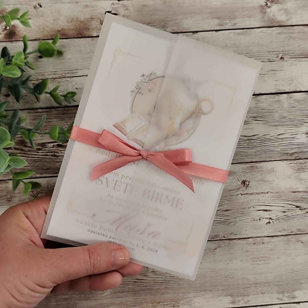 Vabilo za sveto birmo - unikatno, elegantno in personalizirano - slika 6